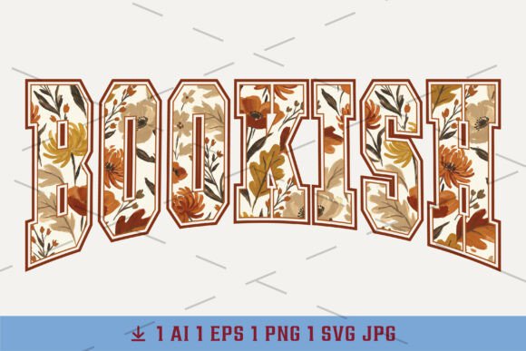 Boho Flower Book Floral Fall Bookish PNG: A Designer's Autumn Asset