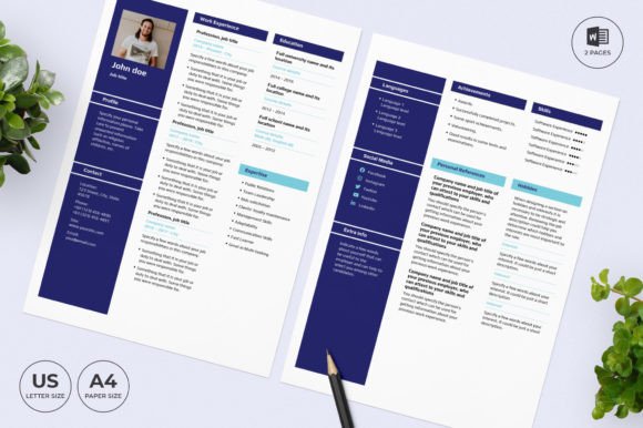Car Wash Resume Template CV: Clean Design for Modern Professionals