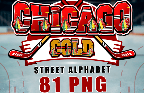 Chicago Graffiti Alphabet: 81 PNG Designs for Bold Projects