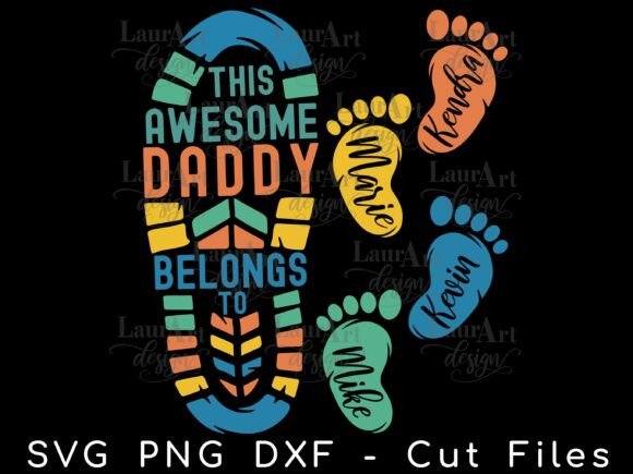 Dad Footprint This Awesome Grandpa: A Guide to Your Next Design Asset