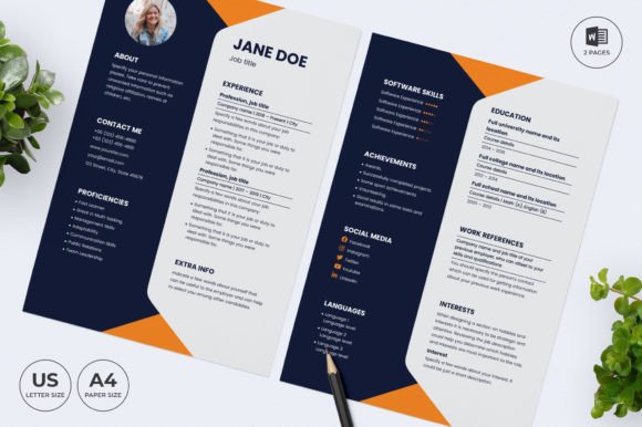 Finance Consultant Resume Template CV: A Professional Edge
