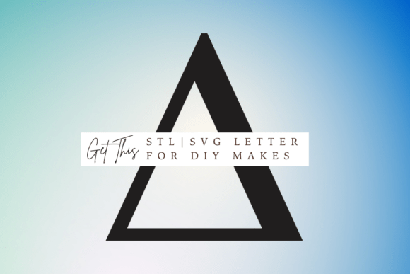 Greek Letter Delta SVG and STL: Creative Precision for Modern Makers