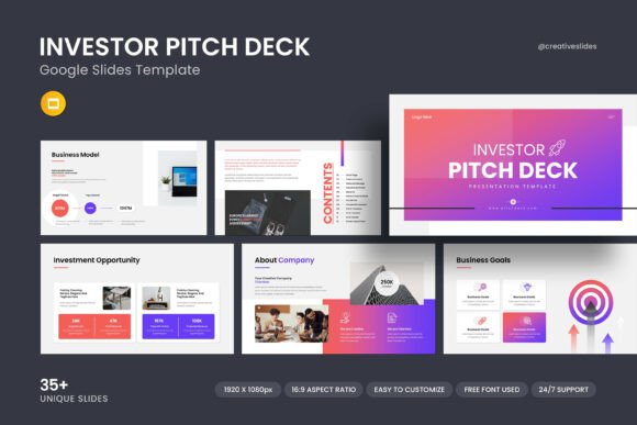 Investor Pitch Deck Google Slides: A Modern Template for Success
