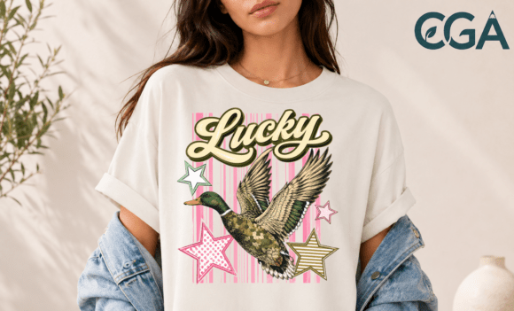 Lucky Duck Vintage Retro Camo Pun Png: A Bold Blend of Charm