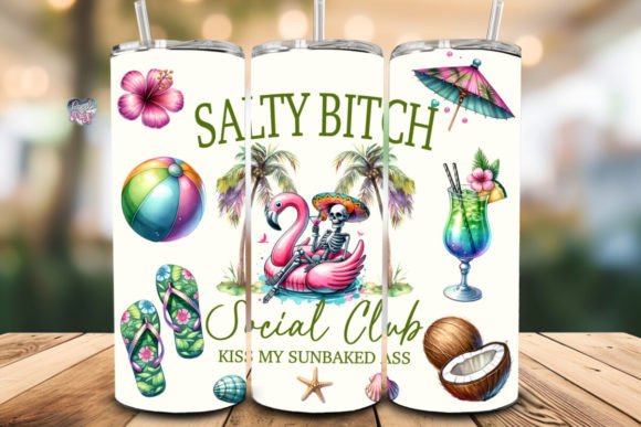 Salty Social Club: The Ultimate Beach Vibe for Your Tumblers
