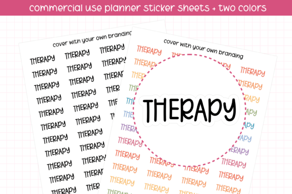 Therapy Planner Stickers: A Designer's Guide to Mental Wellness Branding